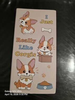I Just Really Like Corgis Sticky Notes Set